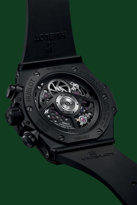 hublot big bang unico all black green|Hublot big bang king older.